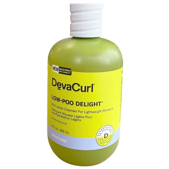 DevaCurl Low Poo Delight Shampoo Mild Lather Hair Cleanser - Picture 1 of 5
